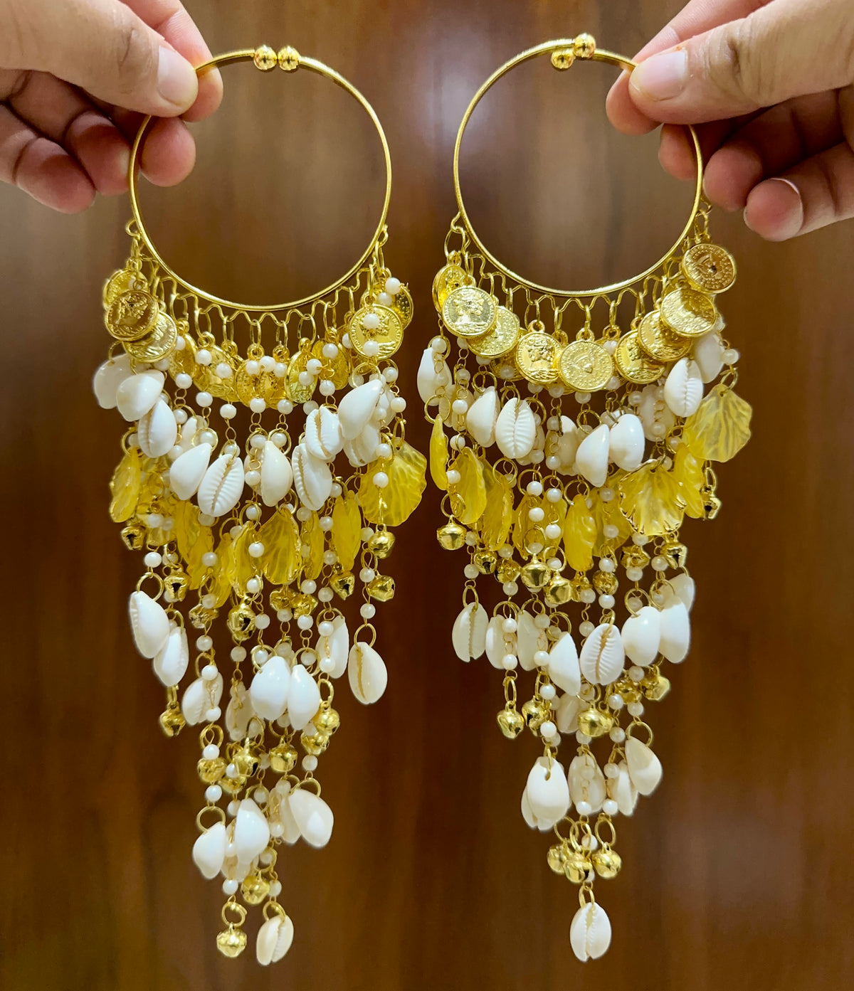 Petal Ghungroo Shell Kalira | Lightweight Bridal Kaleera