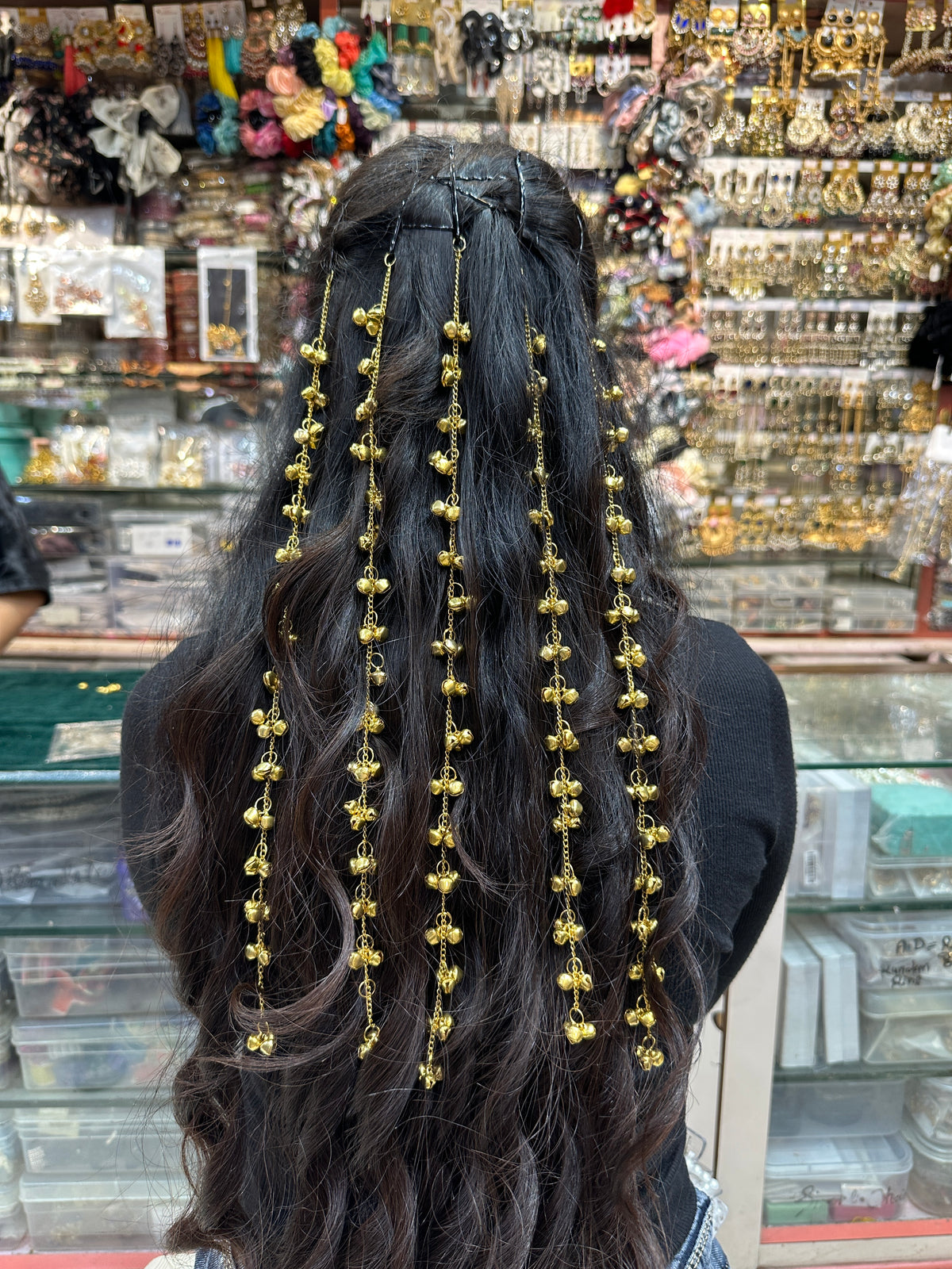 Kashmiri Ghungroo Hair Accessory