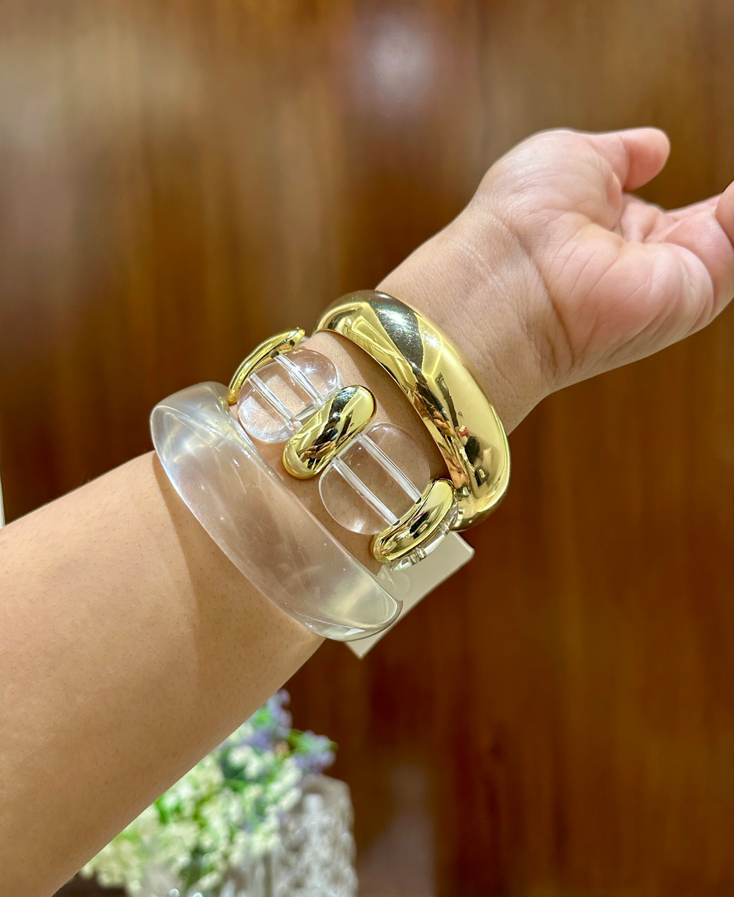 Modern Resin Bangle Stack Set Of 3 RB 04