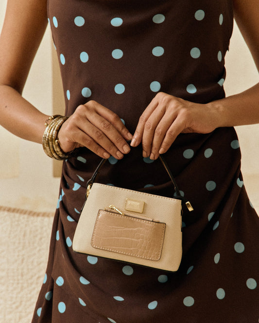 Blaire Mini Bag- Beige