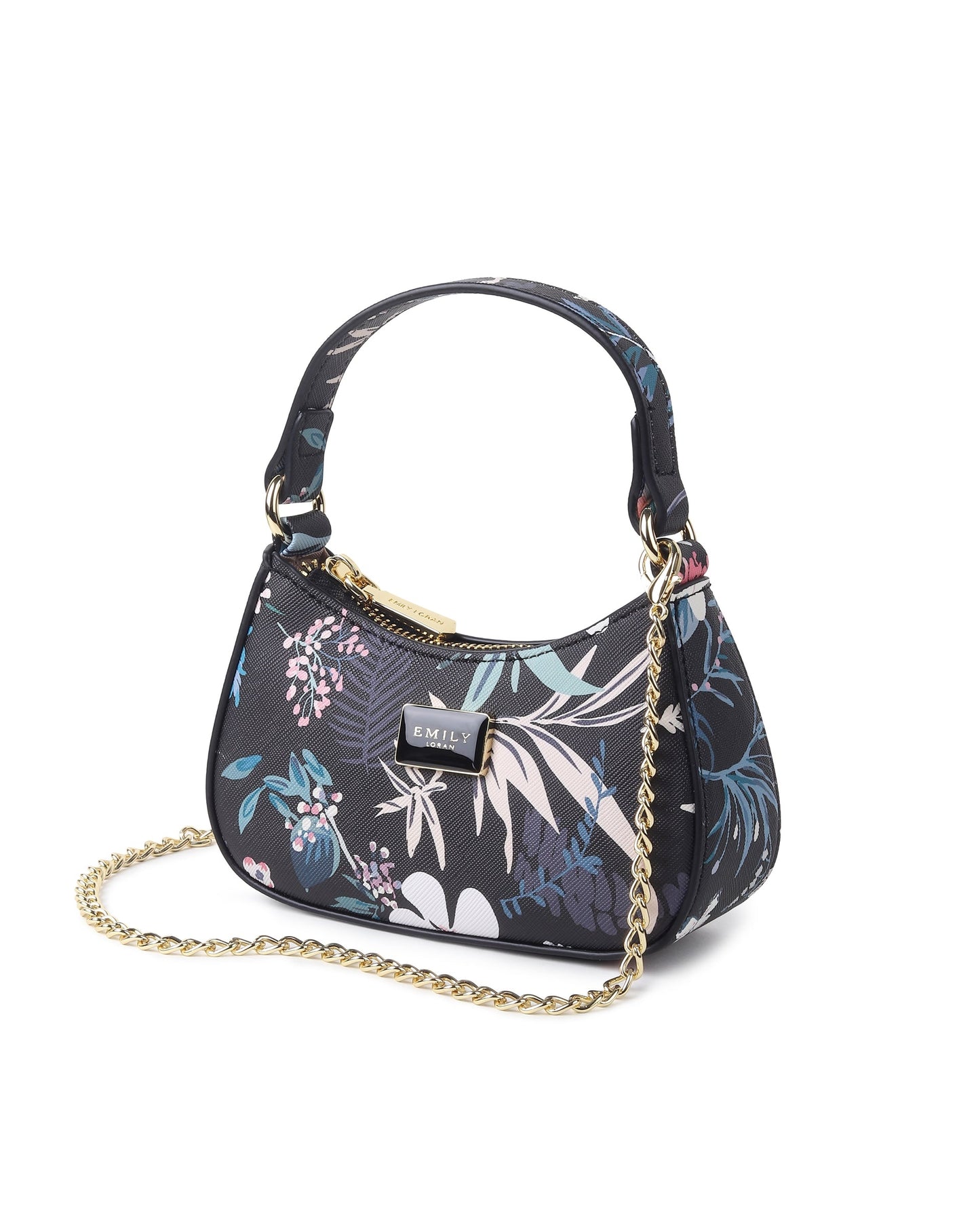 Fleur Mini Bag- Black Floral