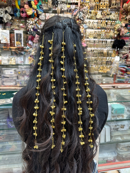 Kashmiri Ghungroo Hair Accessory