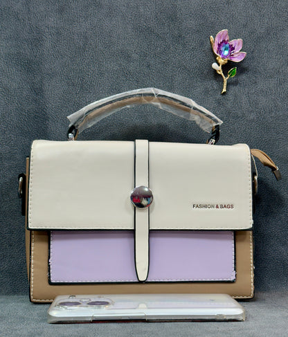 Pastel Color-Block Satchel Bag – The Lily Crossbody Style HB001