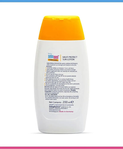 Sebamed Baby Sun Lotion|pH 5.5|Triple Protection with UVA/UVB- Filter|200 ml