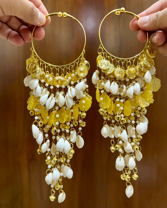 Petal Ghungroo Shell Kalira | Lightweight Bridal Kaleera