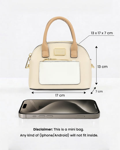 Bloom Mini Bag- Beige MB011