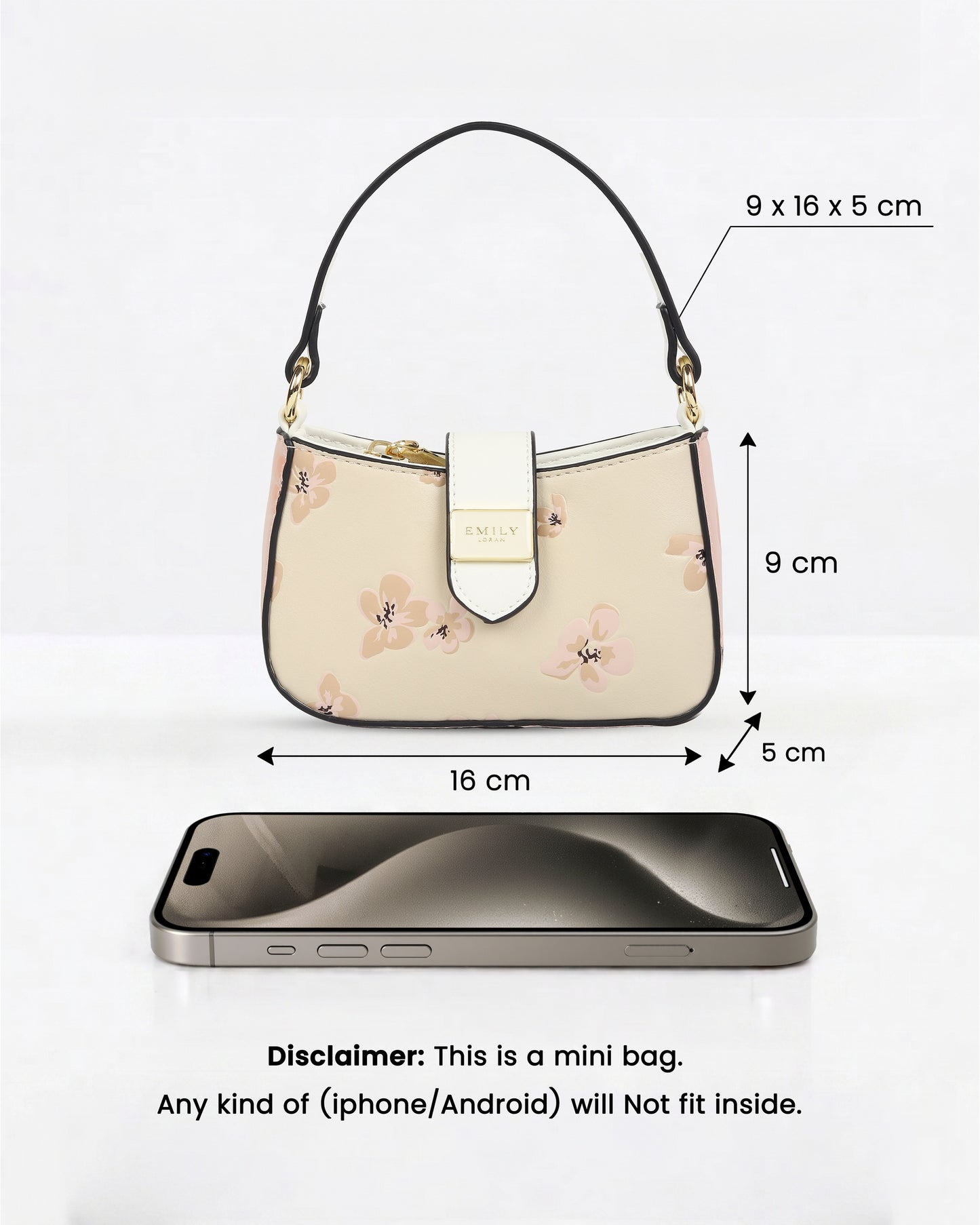 Whimsy Mini Bag- Cream