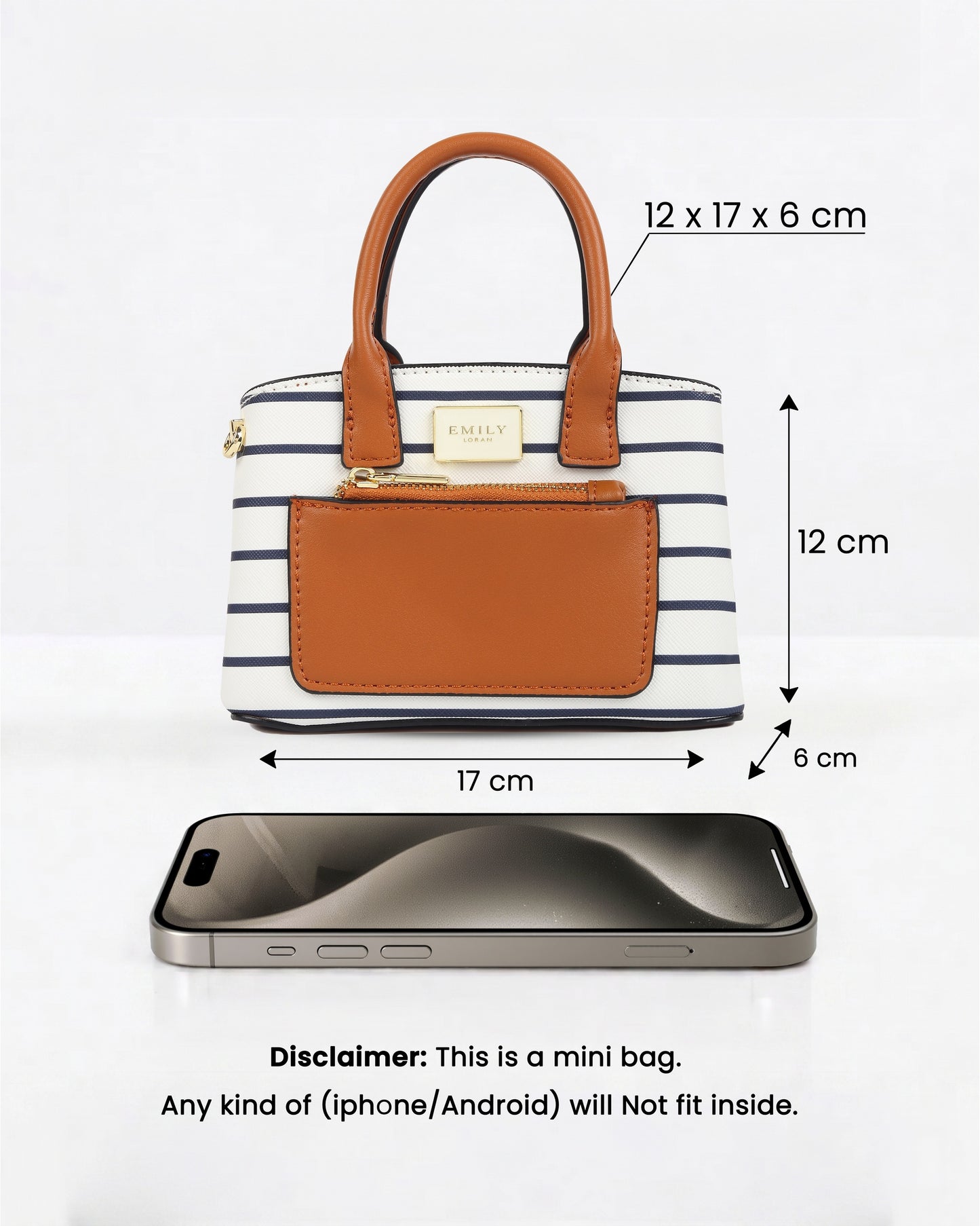 Roselle Mini Bag- Stripes