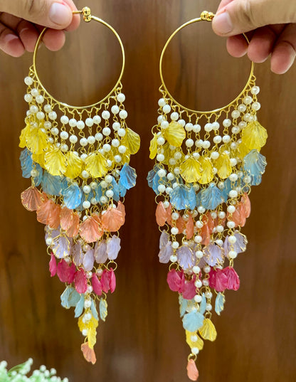 Petal Flower bracelets Rainbow kalira 058