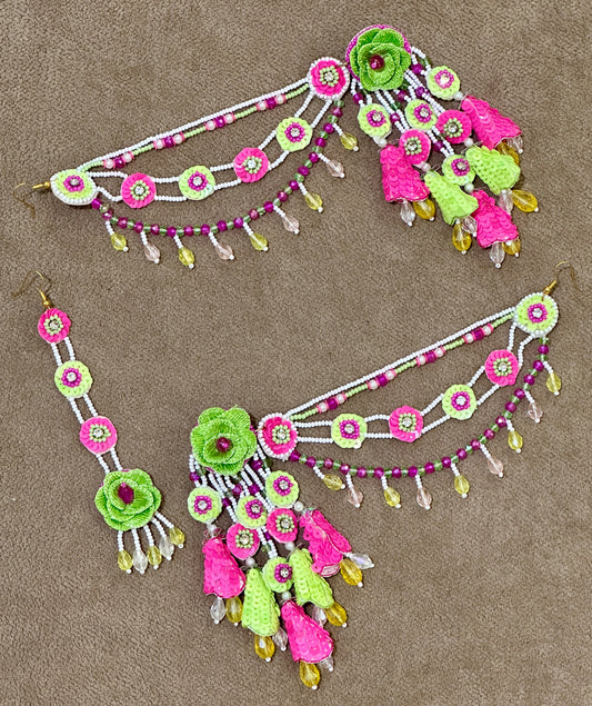 Beaded Handmade Jewellery Parrot Pink