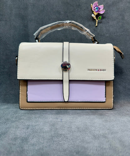 Pastel Color-Block Satchel Bag – The Lily Crossbody Style HB001