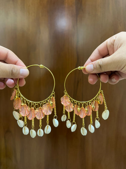 Peach Petal & Shell Mini Kalira Bangles