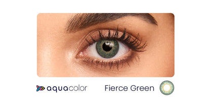 Aquacolor Daily Disposable Colored Lenses with 0 Power. (10 Lens/Box)