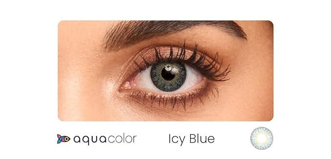 Aquacolor Daily Disposable Colored Lenses with 0 Power. (10 Lens/Box)