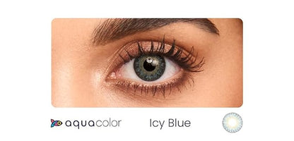 Aquacolor Daily Disposable Colored Lenses with 0 Power. (10 Lens/Box)