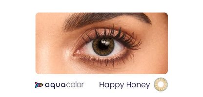 Aquacolor Daily Disposable Colored Lenses with 0 Power. (10 Lens/Box)