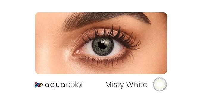 Aquacolor Daily Disposable Colored Lenses with 0 Power. (10 Lens/Box)