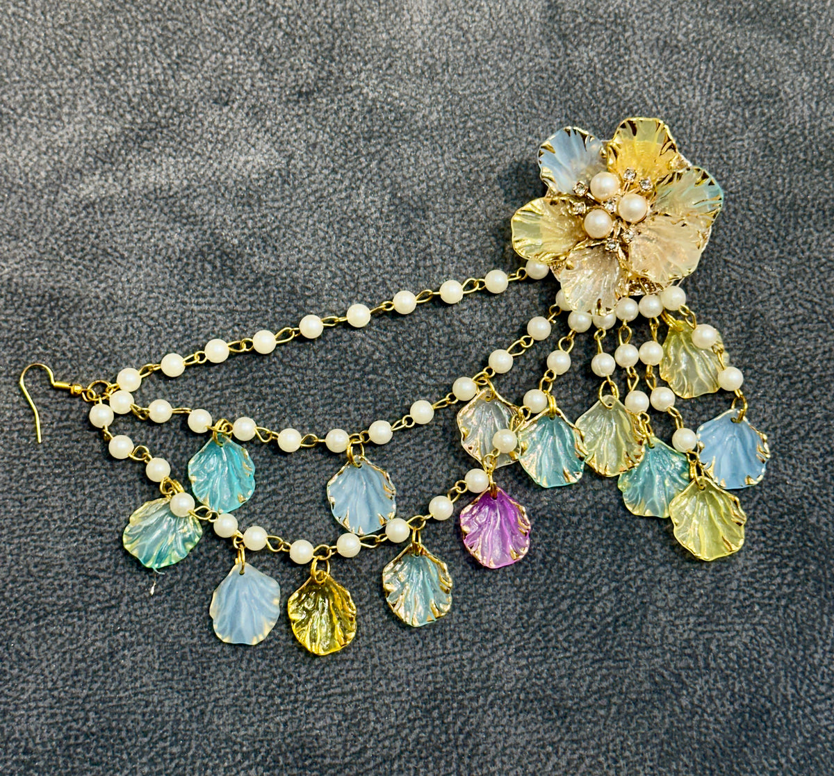 Pastel Petal Earring Tikka Set ET0018