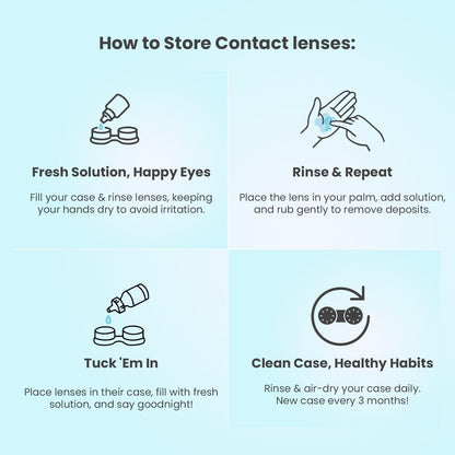 Aquacolor Daily Disposable Colored Lenses with 0 Power. (10 Lens/Box)