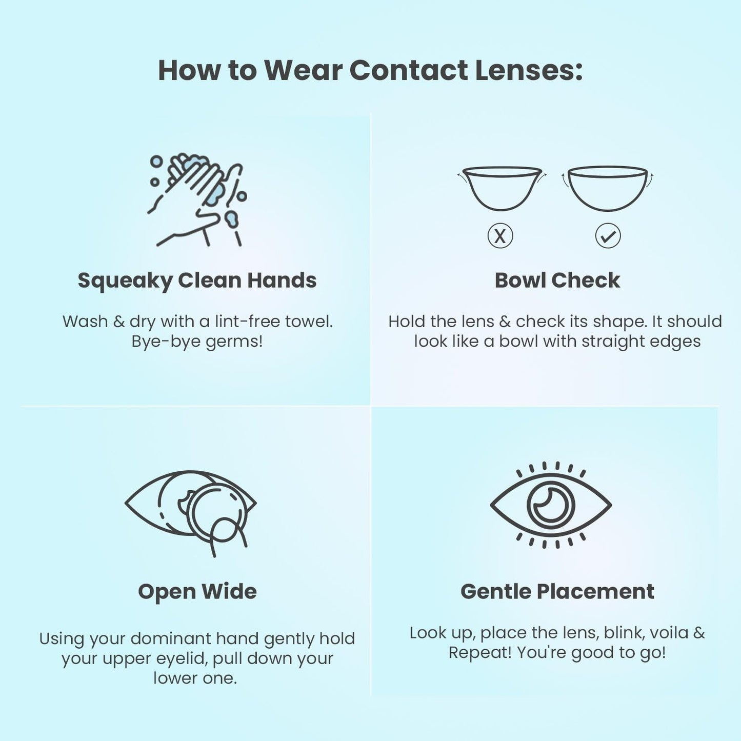 Aquacolor Daily Disposable Colored Lenses with 0 Power. (10 Lens/Box)