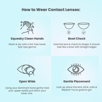 Aquacolor Daily Disposable Colored Lenses with 0 Power. (10 Lens/Box)