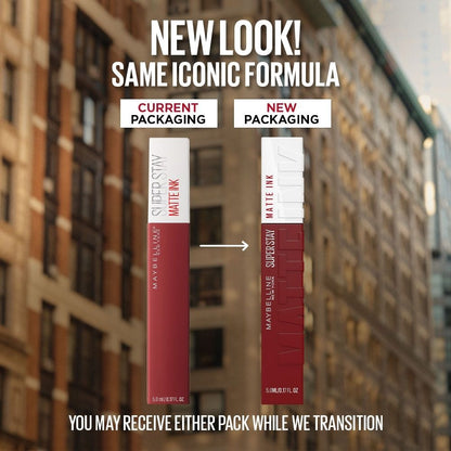 Maybelline New York Super Stay Matte Ink Liquid Lipstick, Lasts Up to 16 Hours