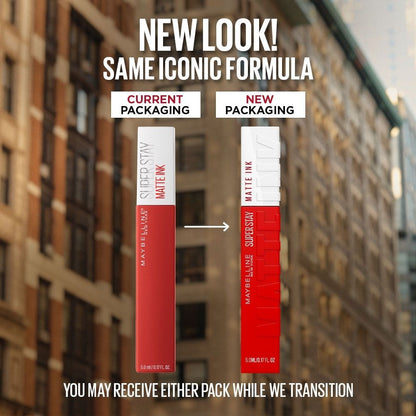 Maybelline New York Super Stay Matte Ink Liquid Lipstick, Lasts Up to 16 Hours