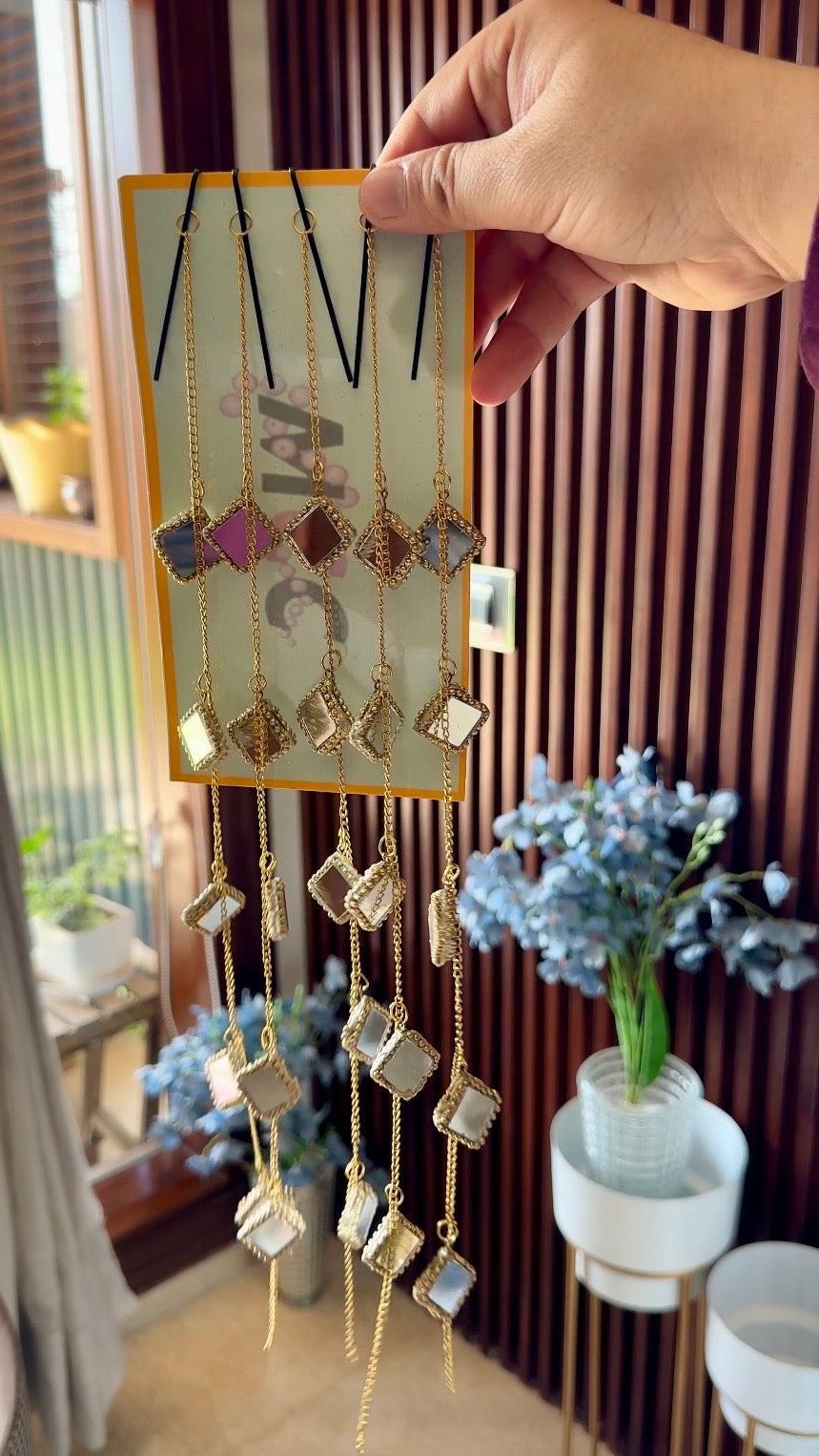 Charm Hair Accessories Square Mirror
