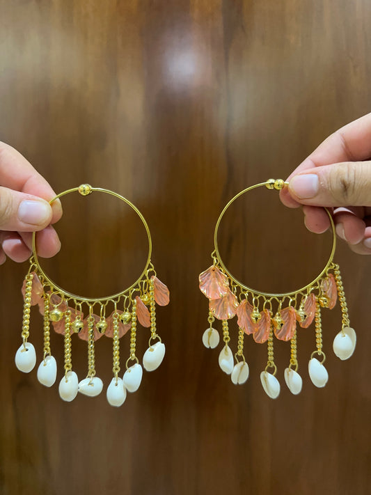 Peach Petal & Shell Mini Kalira Bangles