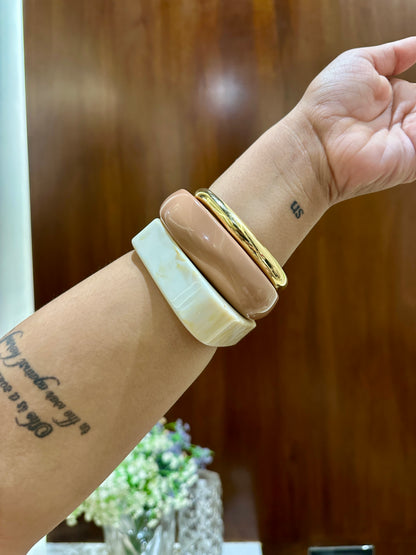 Modern Resin Bangle Stack Set Of 3 RB03