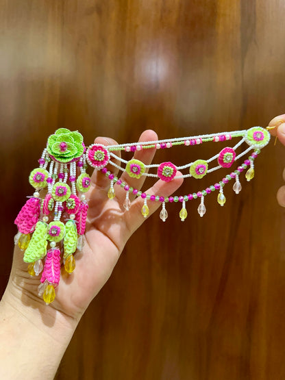Beaded Handmade Jewellery Parrot Pink