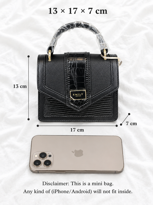 Whimsy Mini Bag- Black MB013