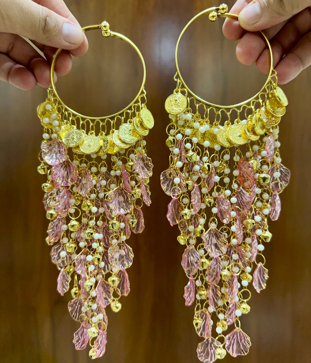 Shell Petal Kalira with Ghungroo | Bridal Kaleera 061