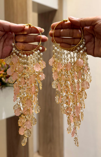 Petal Flower Bracelets Kalira Pink Peach 017