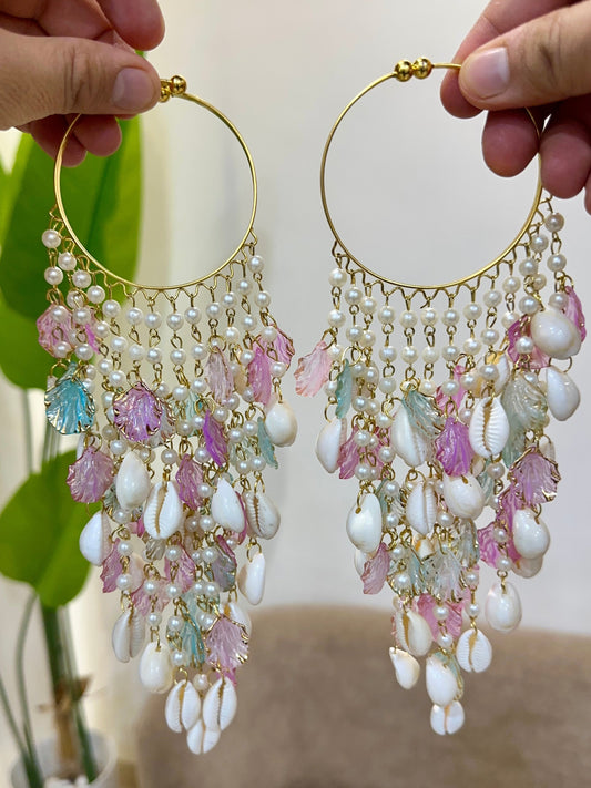 Petal Flower Bracelets Kalira Pink Purple Ferozi Petal 014