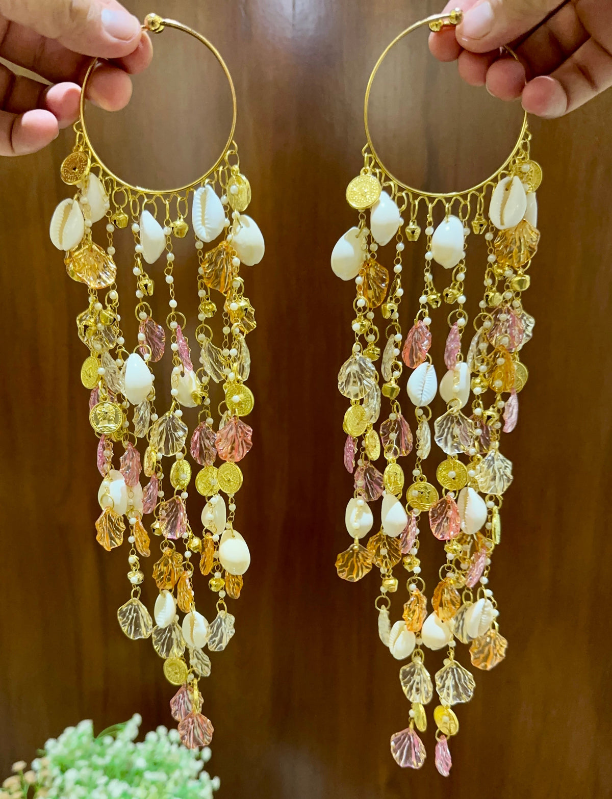 Petal Kalira with Shells, Ghungroo & Charma