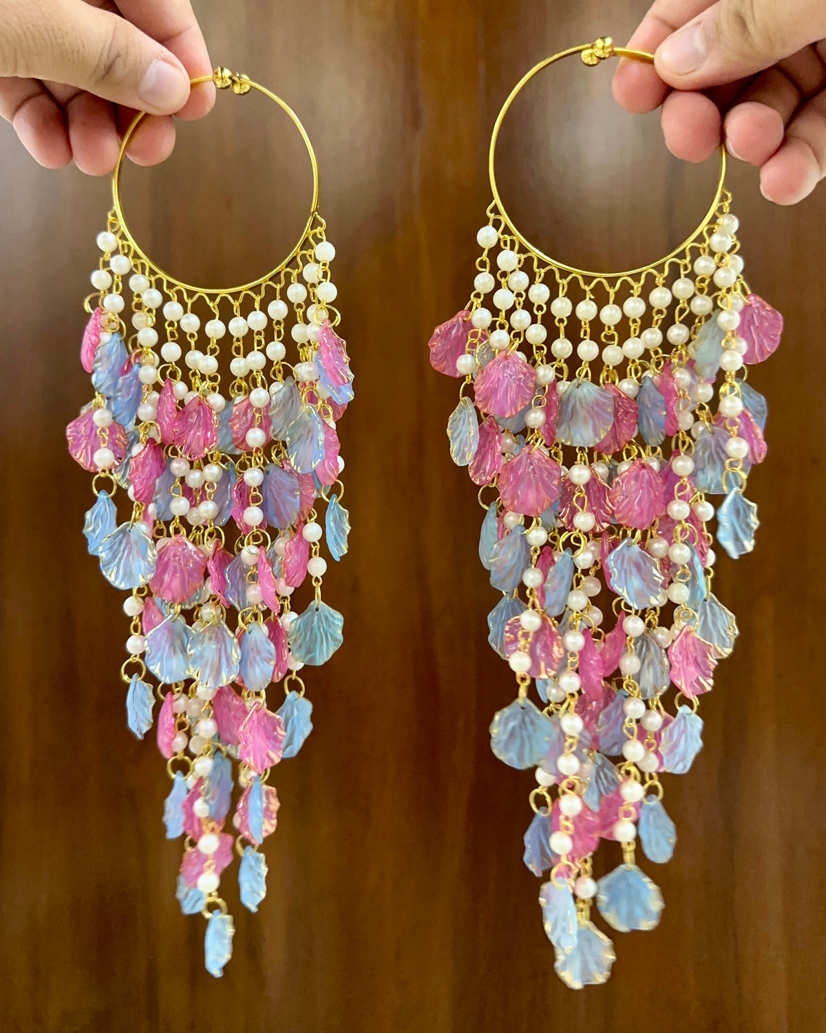 Petal Flower Bracelets Kalira Pink Ferozi 015
