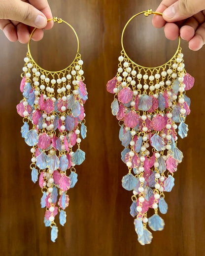 Petal Flower Bracelets Kalira Pink Ferozi 015