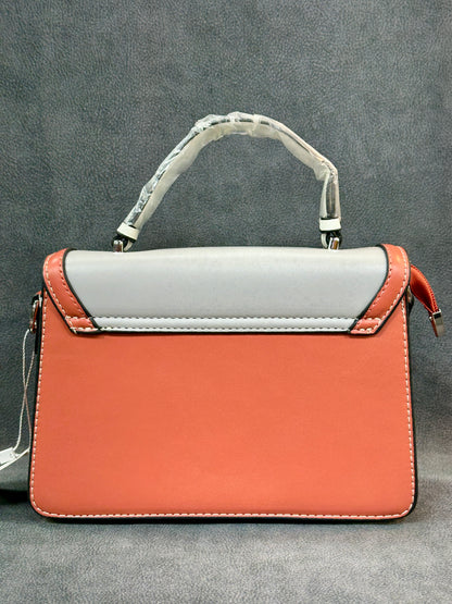 Colour Block Structured Satchel Bag HB002