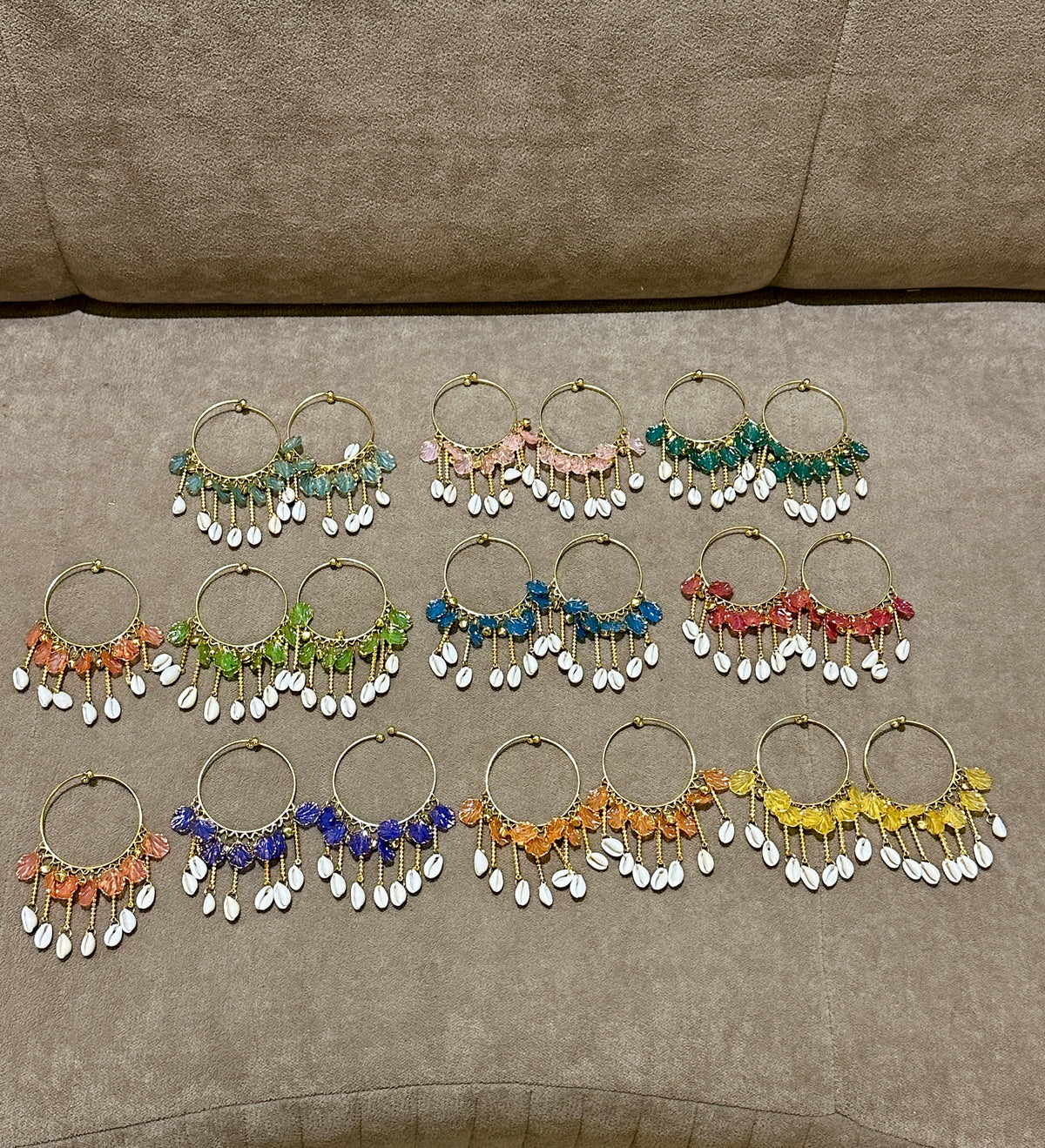 Mini Kalira Favours, Pack of 10 Pairs Mixed Colours