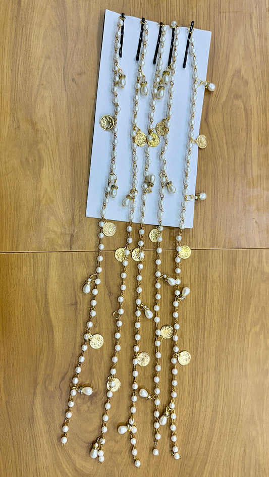 Charm Hair Accessories pearl work