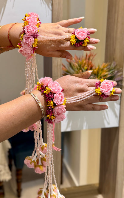 Flower Kalira Pink Rani Yellow