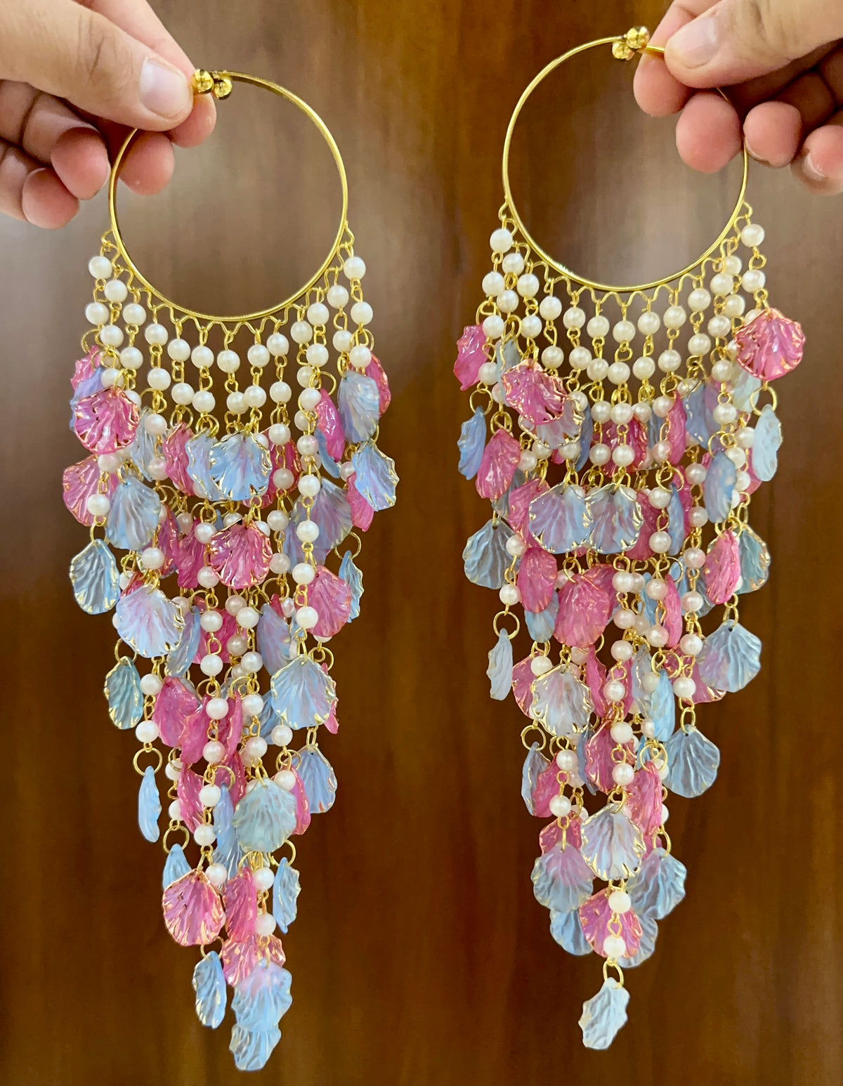 Petal Flower Bracelets Kalira Pink Ferozi 015