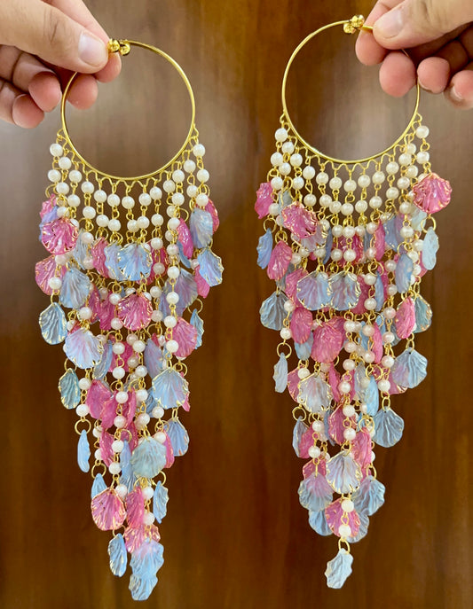 Petal Flower Bracelets Kalira Pink Ferozi 015