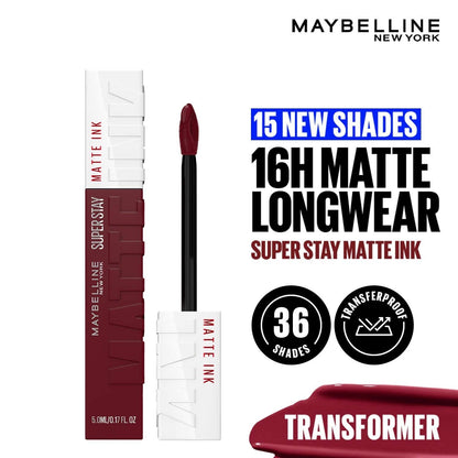 Maybelline New York Super Stay Matte Ink Liquid Lipstick, Lasts Up to 16 Hours