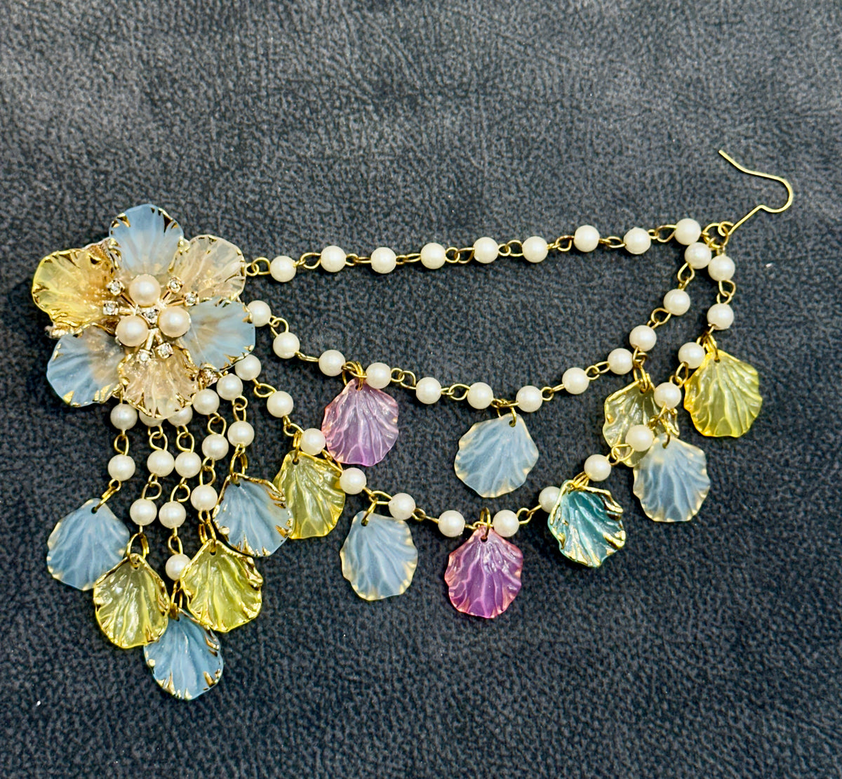 Pastel Petal Earring Tikka Set ET0018