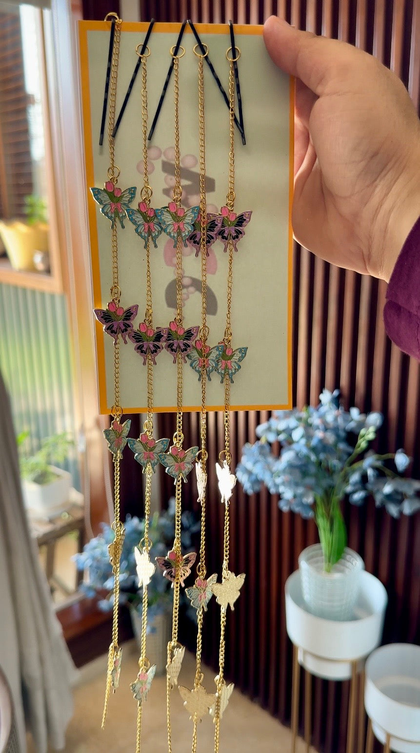 Charm Hair Accessories Colorfull Butterfly