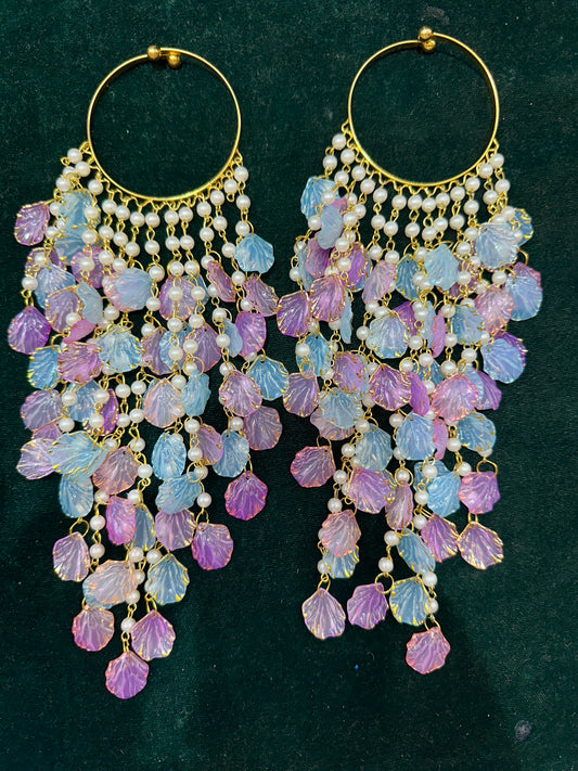 Petal Flower Bracelets Kalira Ferozi Lavender 023