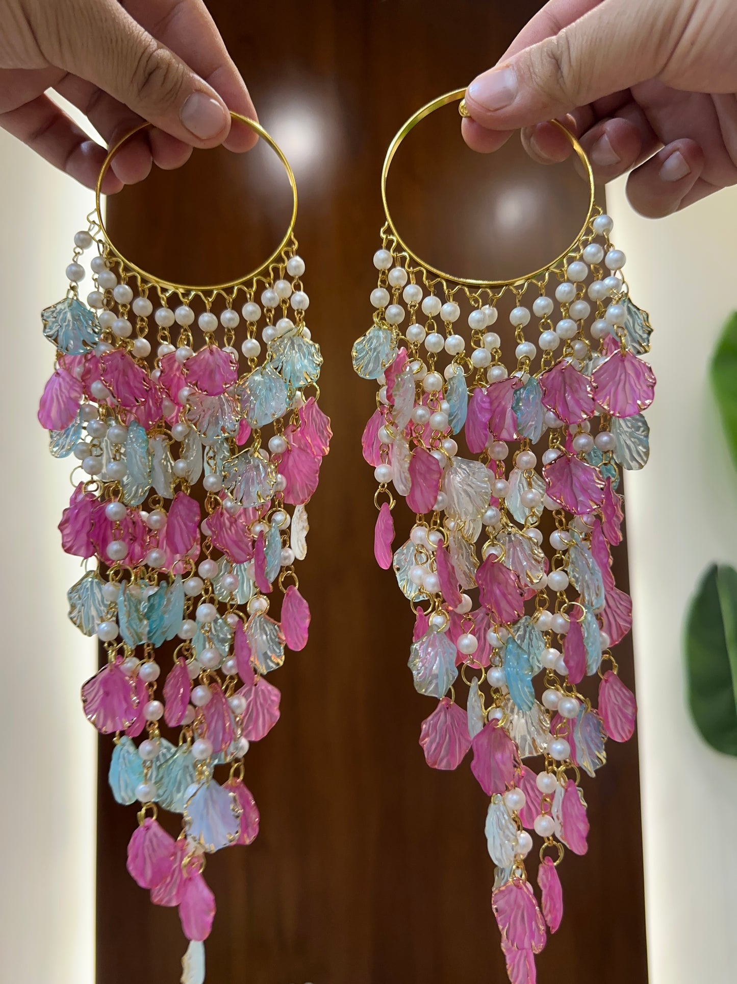 Petal Flower Bracelets Kalira Pink Ferozi 015