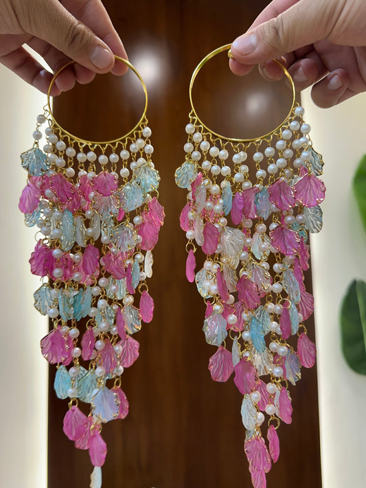 Petal Flower Bracelets Kalira Pink Ferozi 015